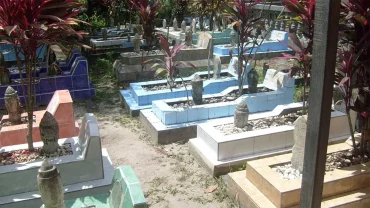 Salah satu lokasi Tempat Pemakaman Umum (TPU) yang ada di Kota Banjarbaru. (Dok. Pribadi).