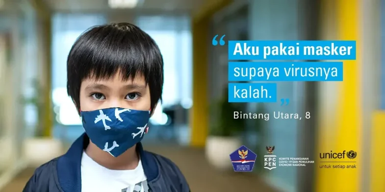 Pakai masker untuk melindungi diri sendiri dan orang lain