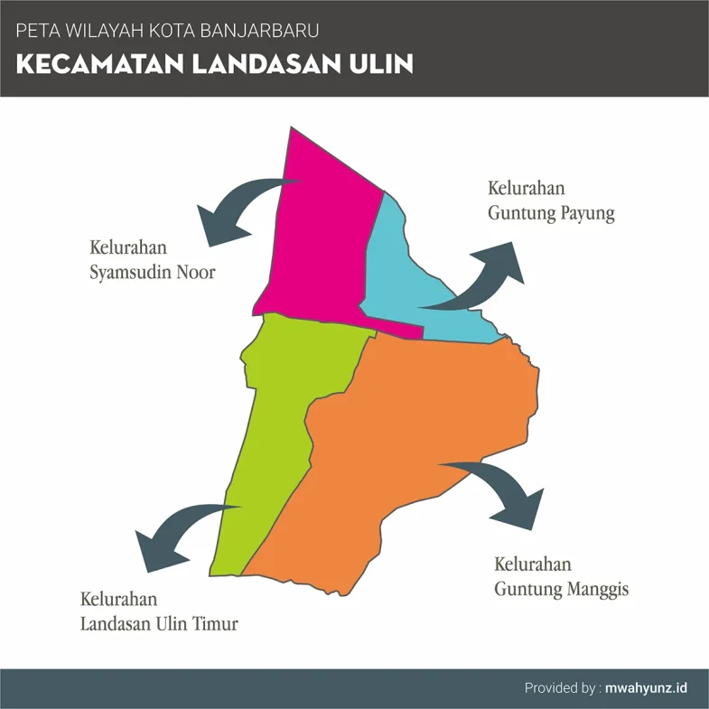 Peta Kec. Landasan Ulin