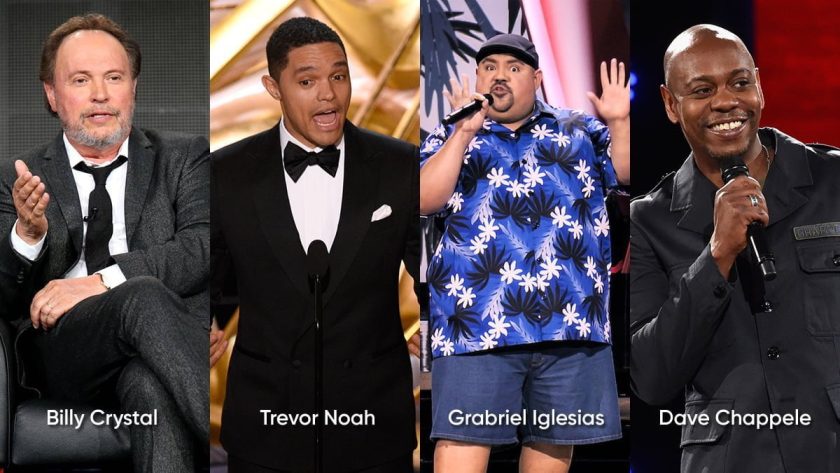 Billy Crystal, Trevor Noah, Grabriel Iglesias, Dave Chappele