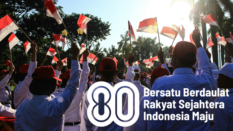 Logo Resmi Peringatan HUT ke-80 Kemerdekaan Republik Indonesia