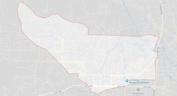 Jika terlalu serius, wilayah Kelurahan Loktabat Utara di Kota Banjarbaru menurut Google Maps ini dapat menjadi sumber sengketa batas wilayah.