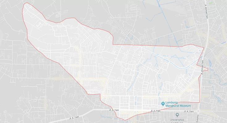 Jika terlalu serius, wilayah Kelurahan Loktabat Utara di Kota Banjarbaru menurut Google Maps ini dapat menjadi sumber sengketa batas wilayah.